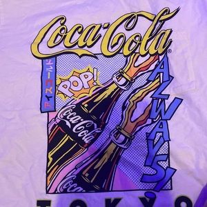Yellow Coca-Cola shirt